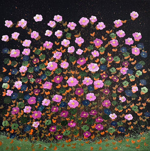 Flowers Rooted In Soil van Dorothea Sandra, Schilderij te koop op Singulart