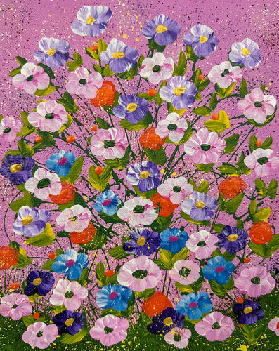 Peace Brings Togetherness van Dorothea Sandra, Schilderij te koop op Singulart