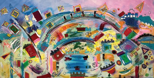 Smart And Sustainable van Dorothea Sandra, Schilderij te koop op Singulart