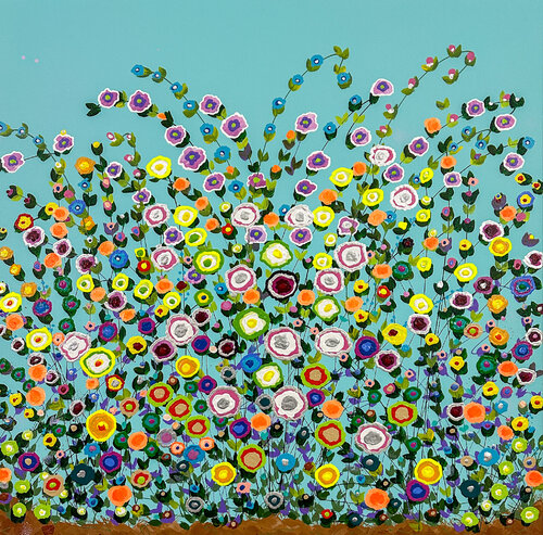 Happy Garden Holiday Time by Dorothea Sandra, Painting for Sale on Singulart