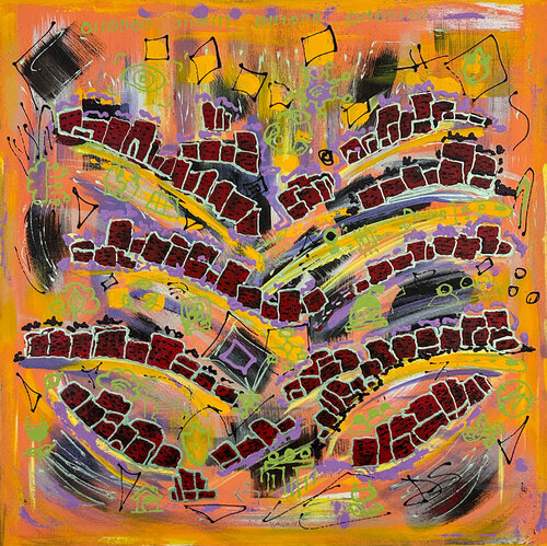 Smart City Early Beginnings von Dorothea Sandra, Malerei kaufen auf Singulart