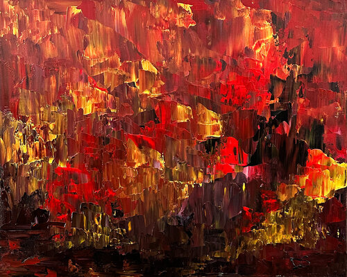 Hatred Laughing di Dorothea Sandra, Pittura in vendita su Singulart