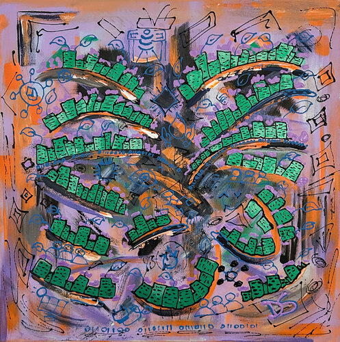 Smart City Working di Dorothea Sandra, Pittura in vendita su Singulart