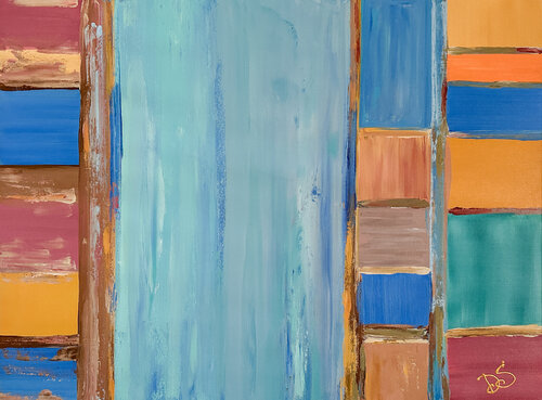 Abstract Honoring Logic by Dorothea Sandra, 회화 for Sale on Singulart