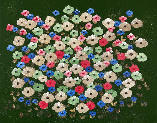 Forest Bathing With Flowers van Dorothea Sandra, Schilderij te koop op Singulart