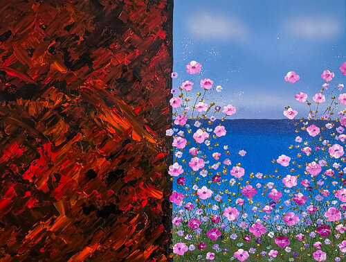 Money-Centered Leadership vs People-Centered Leadership von Dorothea Sandra, Malerei kaufen auf Singulart