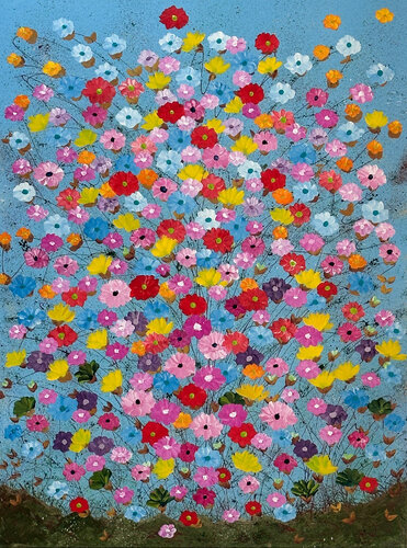 Healing Flowers In Shanghai de Dorothea Sandra, Pintura a la venta en Singulart