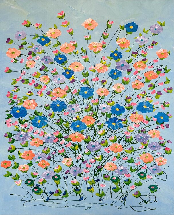 Huangpu River With Happy Flowers Dorothea Sandra