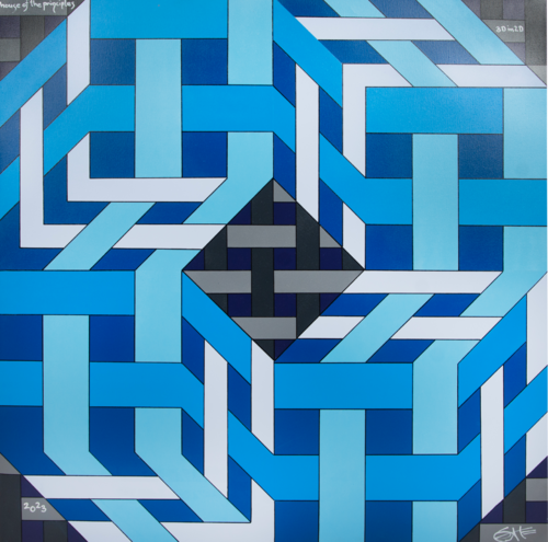 HOUSE OF THE PRINCIPLES van Paja van Kosmaj, Schilderij te koop op Singulart