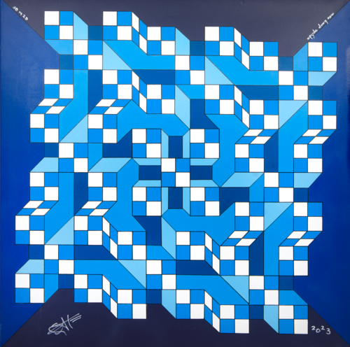 UPSIDE DOWN RAW van Paja van Kosmaj, Schilderij te koop op Singulart