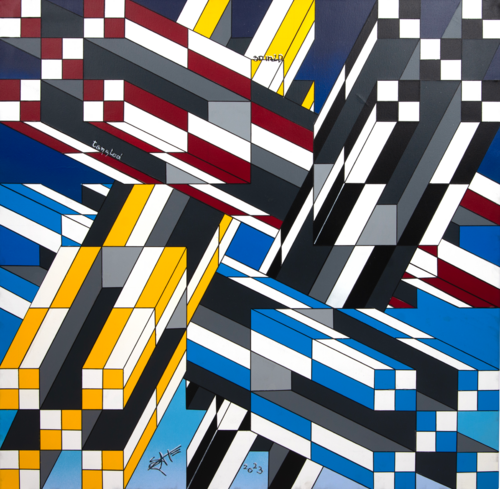 TANGLED van Paja van Kosmaj, Schilderij te koop op Singulart