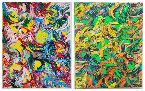 "Good Vibes - Good Life" van Nano 7 Swiss, Schilderij te koop op Singulart