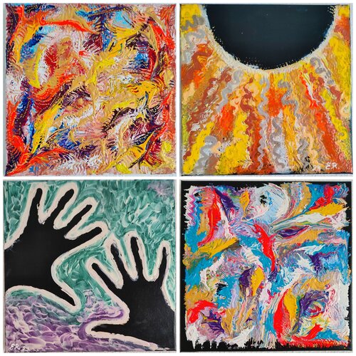 "Solar Eclipse" di Nano 7 Swiss, Pittura in vendita su Singulart