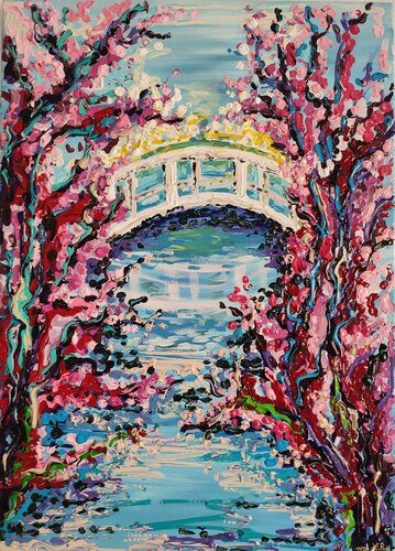 "Blooming Bridge" von Nano 7 Swiss, Malerei kaufen auf Singulart