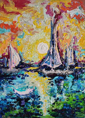 "Ship's Dream" von Nano 7 Swiss, Malerei kaufen auf Singulart