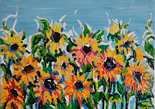 "Sunflowers" Nano 7 Swiss