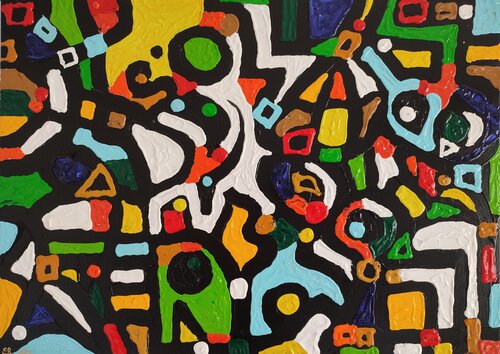 "Hidden Bunny" von Nano 7 Swiss, Malerei kaufen auf Singulart