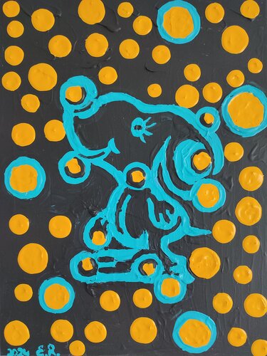 "Snoopy" di Nano 7 Swiss, Pittura in vendita su Singulart