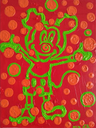 "Mickey mouse" by Nano 7 Swiss, Painting for Sale on Singulart