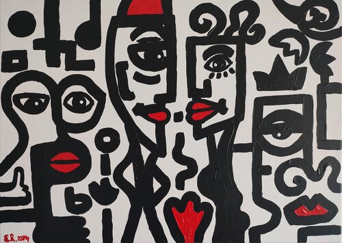 "Human BE" di Nano 7 Swiss, Pittura in vendita su Singulart
