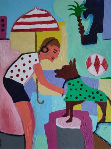 "Promenade" von Nano 7 Swiss, Malerei kaufen auf Singulart