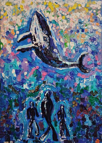 "From the depths" di Nano 7 Swiss, Pittura in vendita su Singulart