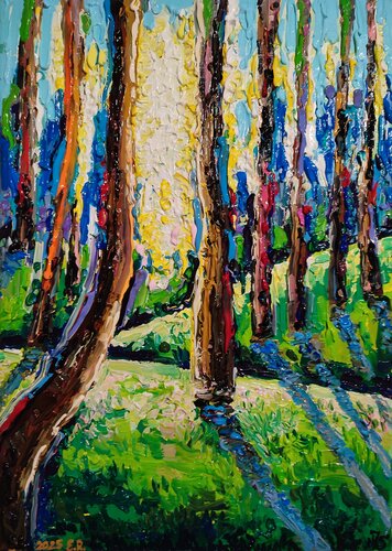 "Forest fairy tale" von Nano 7 Swiss, Malerei kaufen auf Singulart