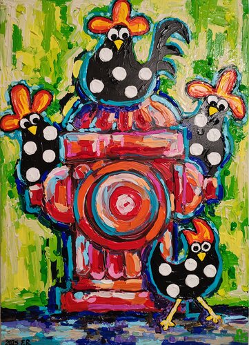 "Hidden golden egg" de Nano 7 Swiss, Pintura a la venta en Singulart