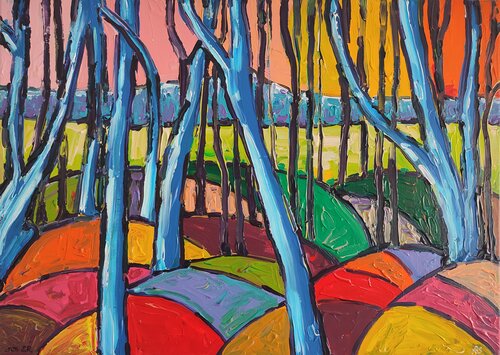 "Morning" van Nano 7 Swiss, Schilderij te koop op Singulart