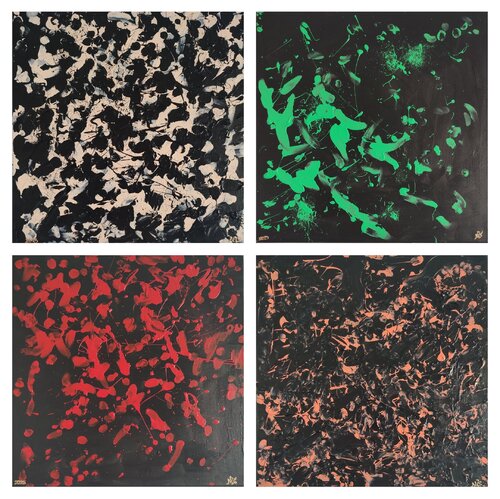 "I-IV" di Nano 7 Swiss, Pittura in vendita su Singulart