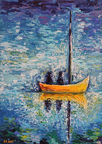 "Yellow Marine" von Nano 7 Swiss, Malerei kaufen auf Singulart