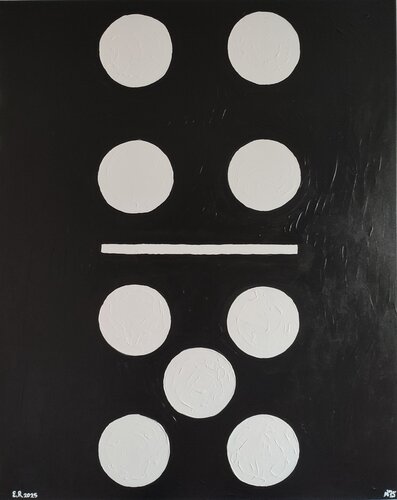 "Black Domino" von Nano 7 Swiss, Malerei kaufen auf Singulart