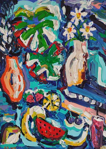 "Lunch" ® von Nano 7 Swiss, Malerei kaufen auf Singulart