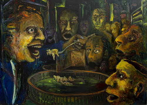 Gier by Sebastian Luksch, Painting for Sale on Singulart