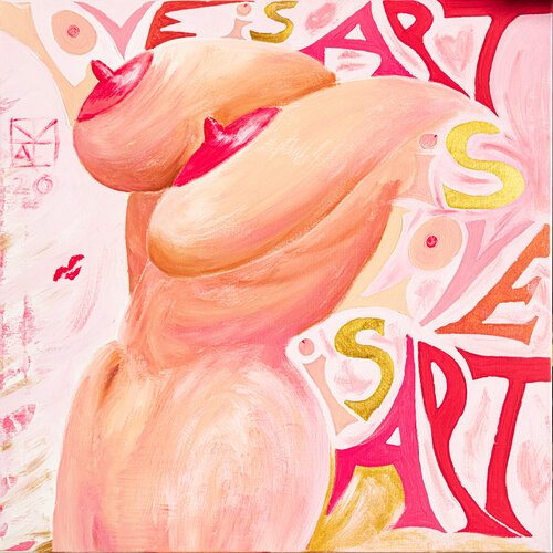 Love is Art is Love di Ares Yannakopoulos, Pittura in vendita su Singulart