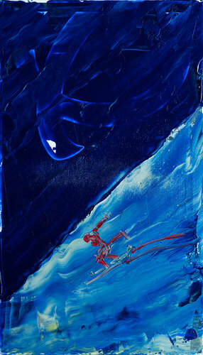 The Descent di Ares Yannakopoulos, Pittura in vendita su Singulart