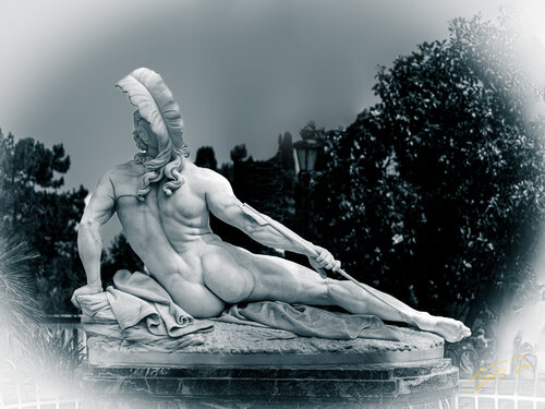 Der sterbende Achilles (Rücken) Ares Yannakopoulos