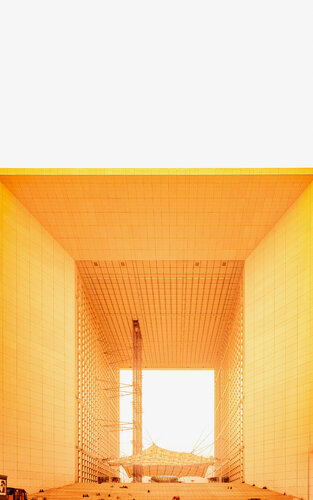 Grande Arche jaune di Ares Yannakopoulos, Fotografia in vendita su Singulart