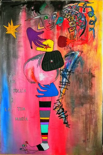 LA TUA FOLLIA È LA TUA MAGIA von WIDMER TASSINARI, Malerei kaufen auf Singulart