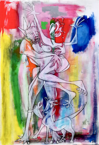 IL RAPIMENTO DI PERSEFONE von WIDMER TASSINARI, Malerei kaufen auf Singulart