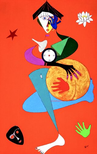 DENTRO IL PUDORE EMOZIONI NASCOSTE van WIDMER TASSINARI, Schilderij te koop op Singulart