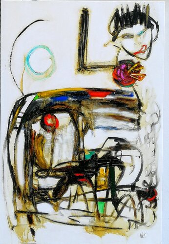 IN VIAGGIO CON LA MENTE von WIDMER TASSINARI, Malerei kaufen auf Singulart