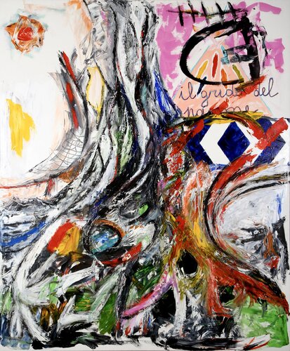 IL GRIDO DEL PAVONE di WIDMER TASSINARI, Pittura in vendita su Singulart