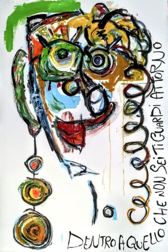 DENTRO A QUELLO CHE NON SEI TI GUARDI ATTORNO von WIDMER TASSINARI, Malerei kaufen auf Singulart