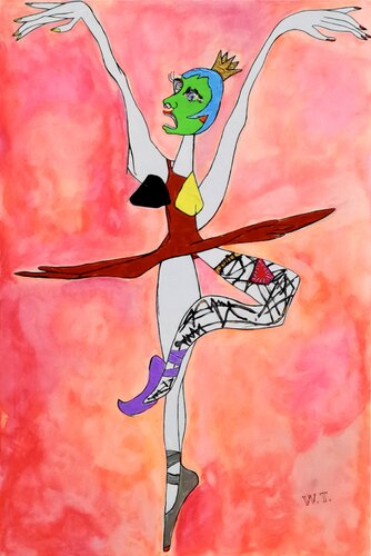 SULLE ALI DEL MISTERO DENTRO AL SOGNO ESPLODE LA MAGIA by WIDMER TASSINARI, Painting for Sale on Singulart