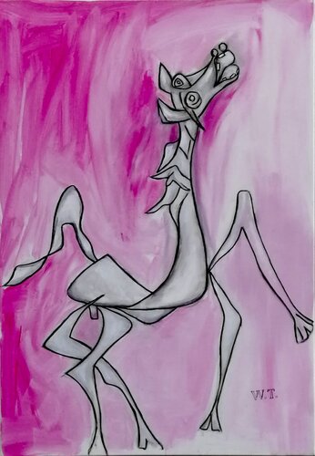 CAVALLO von WIDMER TASSINARI, Malerei kaufen auf Singulart