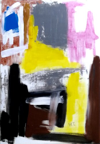 INFINITI MONDI DENTRO LA VOCE DEL COLORE van WIDMER TASSINARI, Schilderij te koop op Singulart