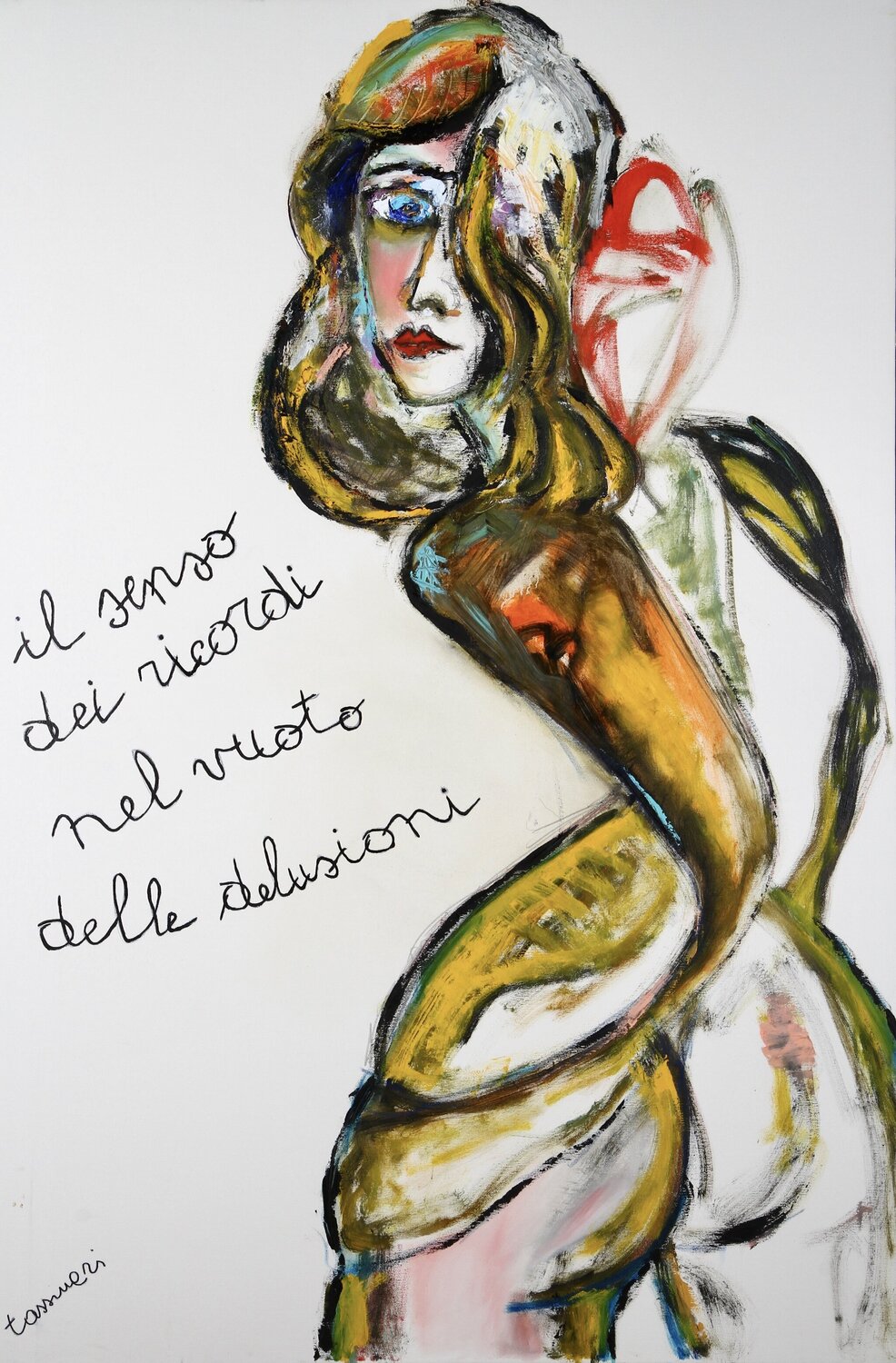 DELUSIONI WIDMER TASSINARI Origineel schilderij te koop