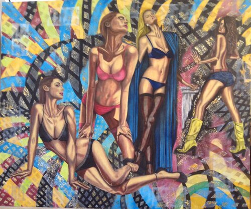 Sexual Reality van Huseyin Ak, Schilderij te koop op Singulart