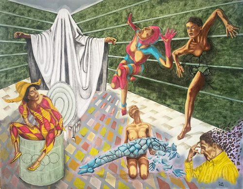 Apocalypse van Huseyin Ak, Schilderij te koop op Singulart